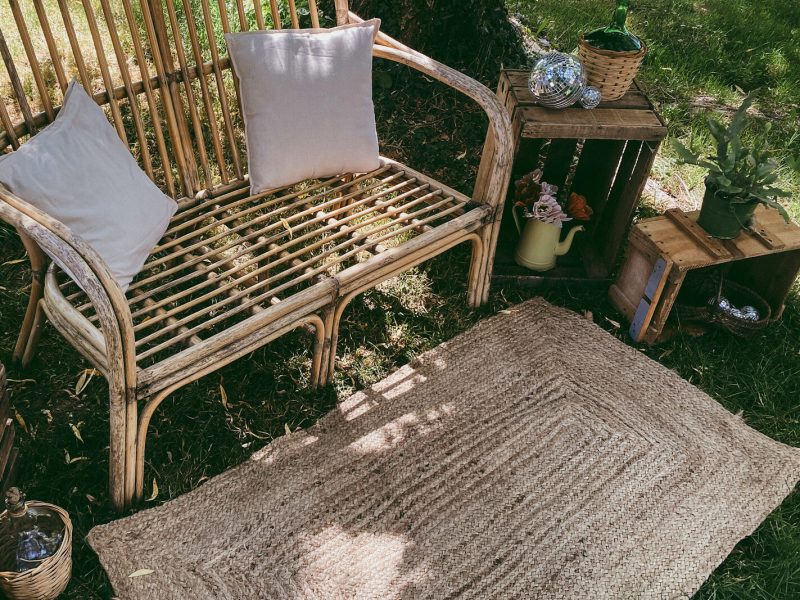 Tapis rectangle jute - 12€